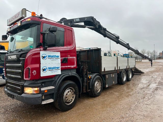 Scania R480 8x2 // Hiab Hi-Duo 244 // Hydraulic ramp