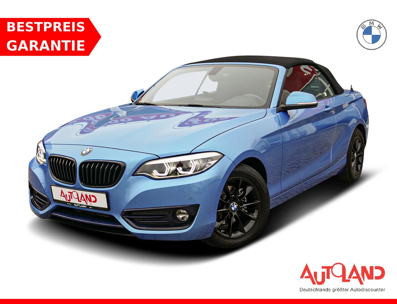 BMW 218i Tempomat el. Verdeck Bluetooth PDC LED