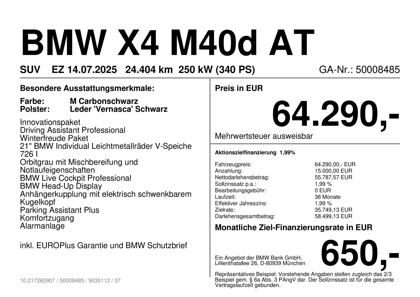 BMW X4 M40d imagem 2