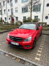 Mercedes-Benz C 250 Sport Coupé Autom. Sport - rote Mercedes-Benz C 250