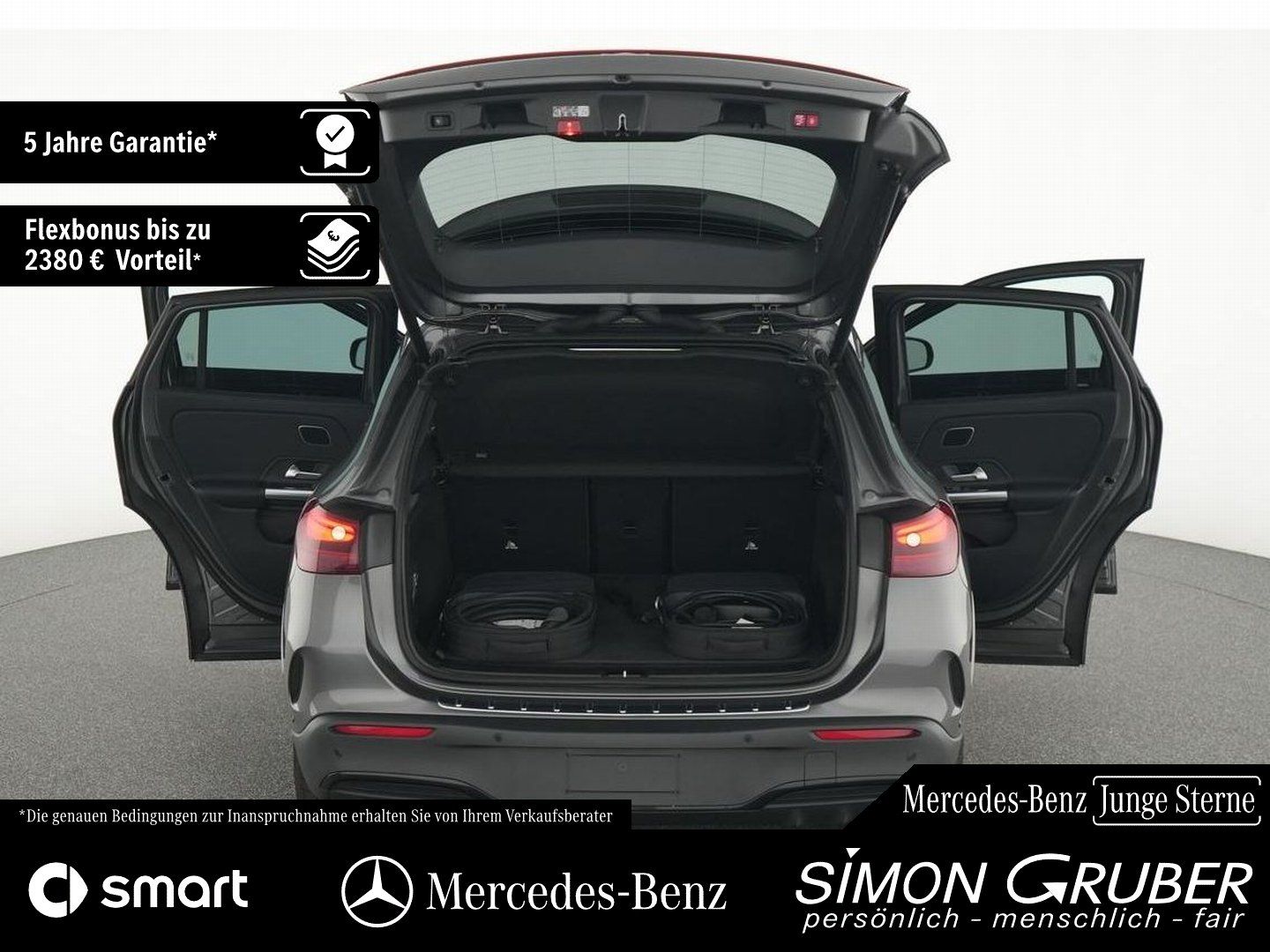 Fahrzeugabbildung Mercedes-Benz EQA 250+ AMG Night Pano Burm HUD Leder 360 AHK
