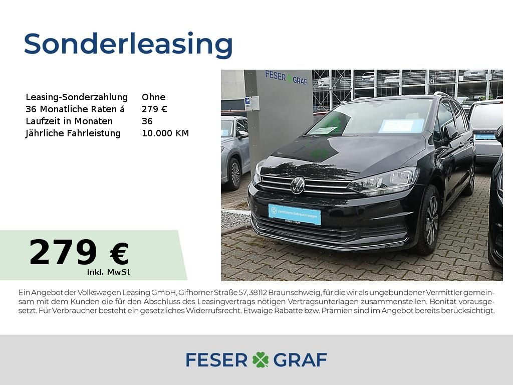 Volkswagen Touran 1.5 TSI Goal 7Si ACC Navi RüKa Sitzh. 16"
