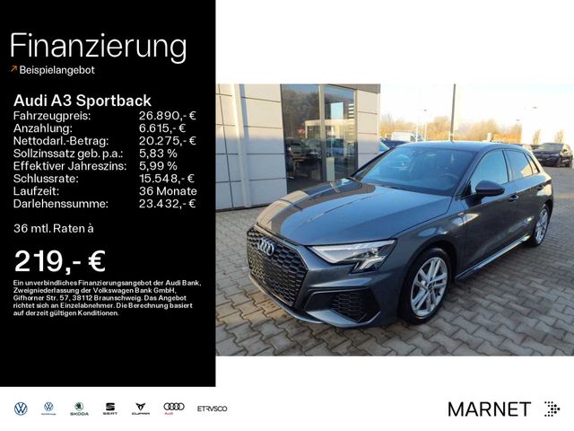 Audi A3 Sportback 40 TFSI e S line*Navi*LED*Alu*PDC*V