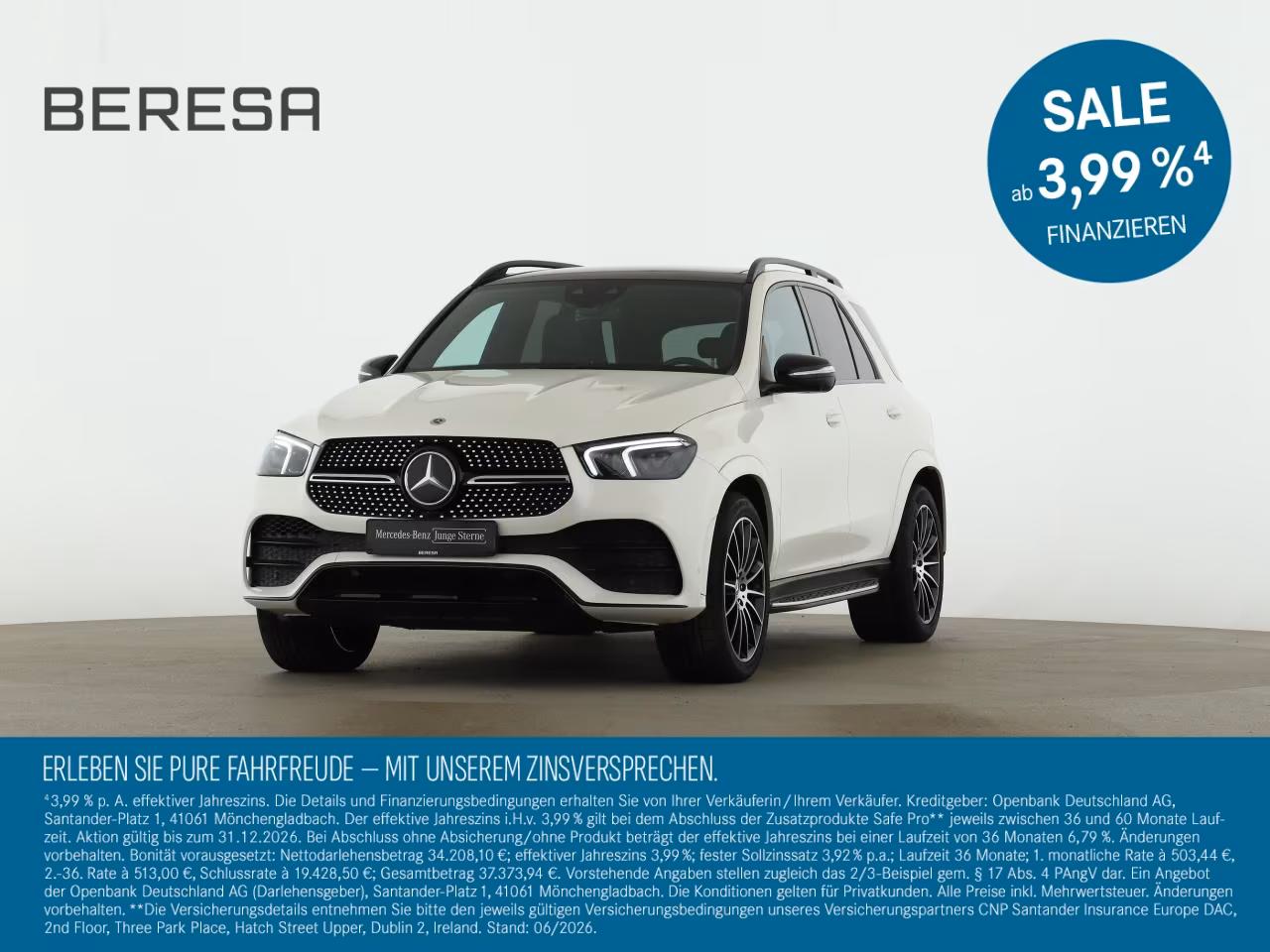 Mercedes-Benz GLE 400 d 4M AMG Night StHzg Pano AHK Sitzklima