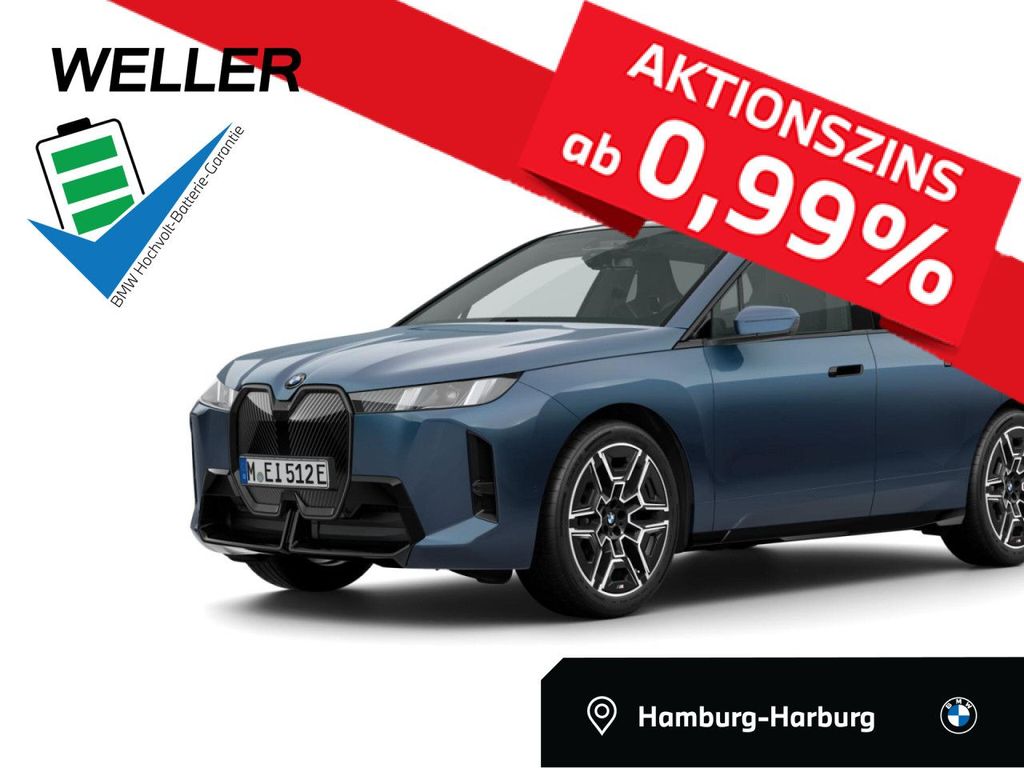 BMW iX xDr 60 M SPORT SkyL,AHK,360°,Lea.o.Anz.695,-