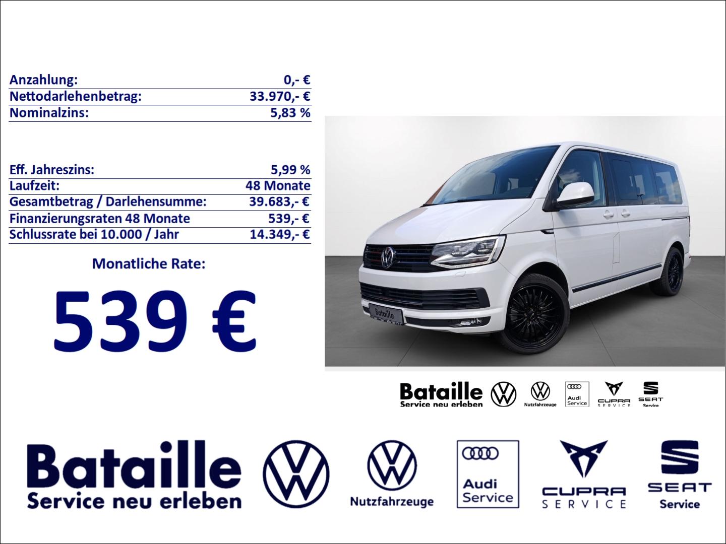 Volkswagen T6 Multivan Generation Six Standh. Leder Memory 