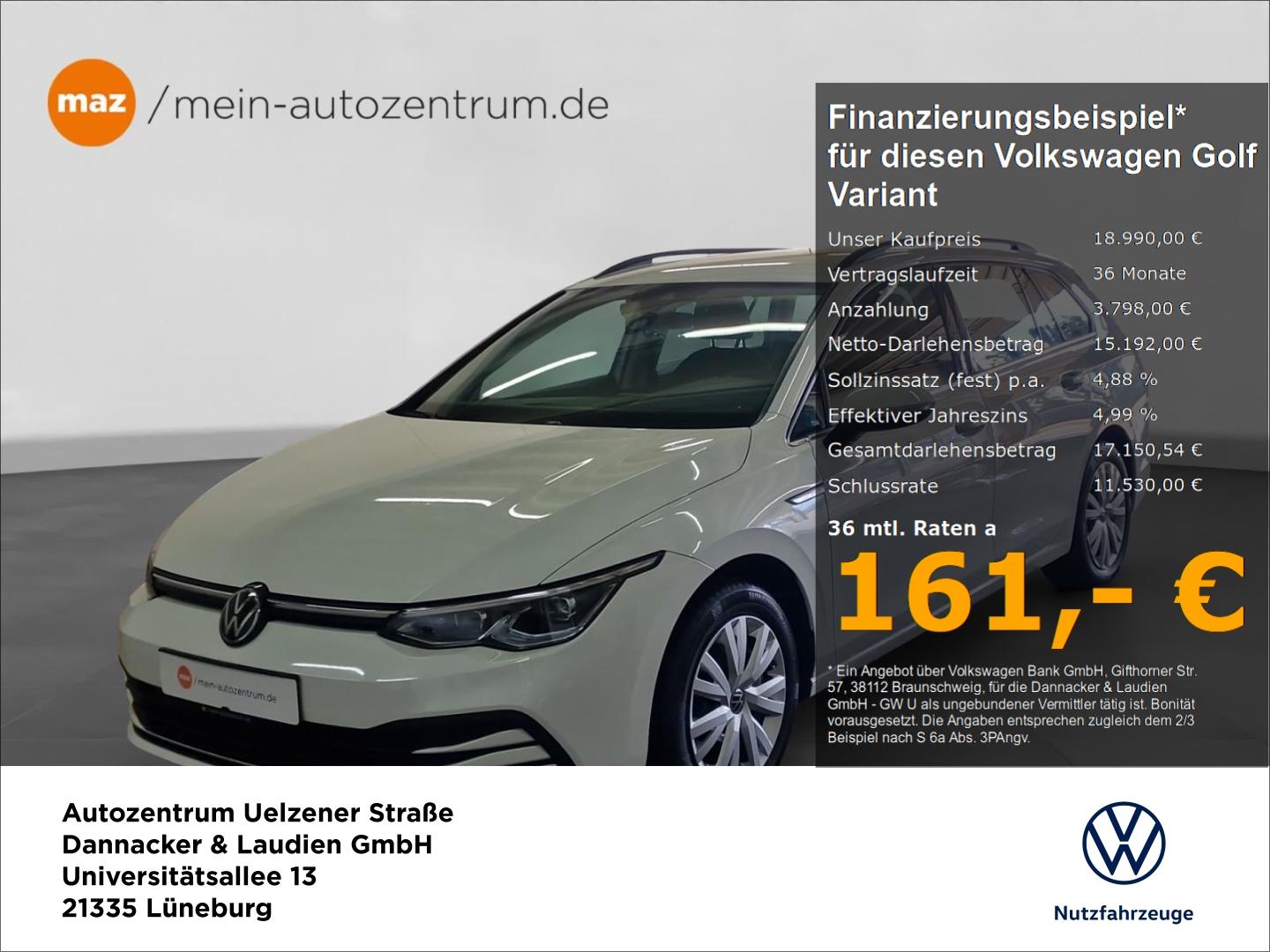 Volkswagen Golf Variant VIII 2.0 TDI Style Alu LED Navi ACC
