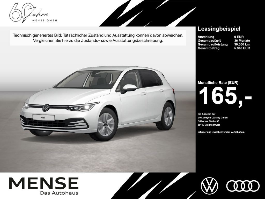 Golf VIII 1.5TSI Life CarPlay h/k AHK Standhzg