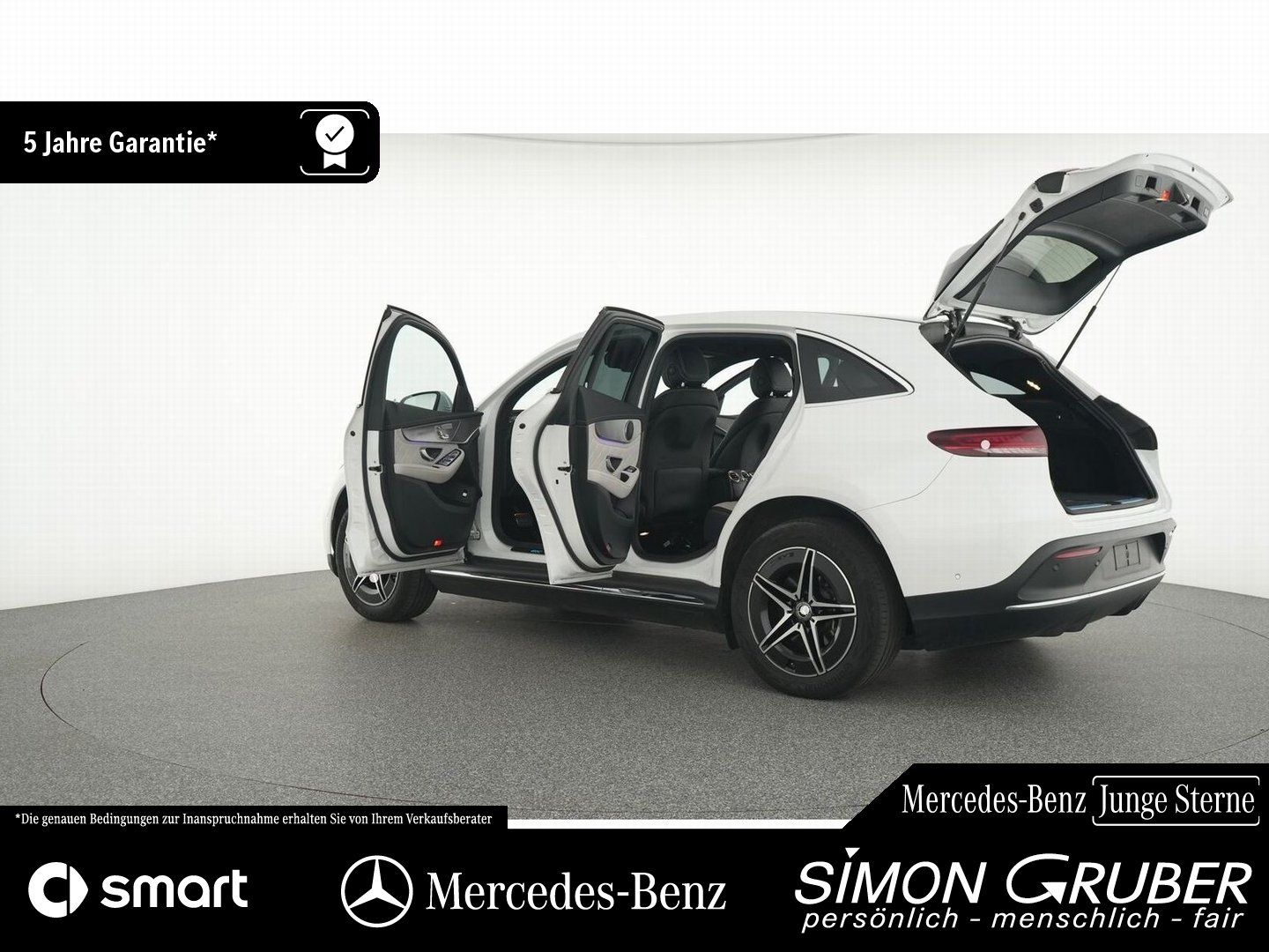 Fahrzeugabbildung Mercedes-Benz EQC 400 4M AMG Designo Leder SD Distronic KeyGo