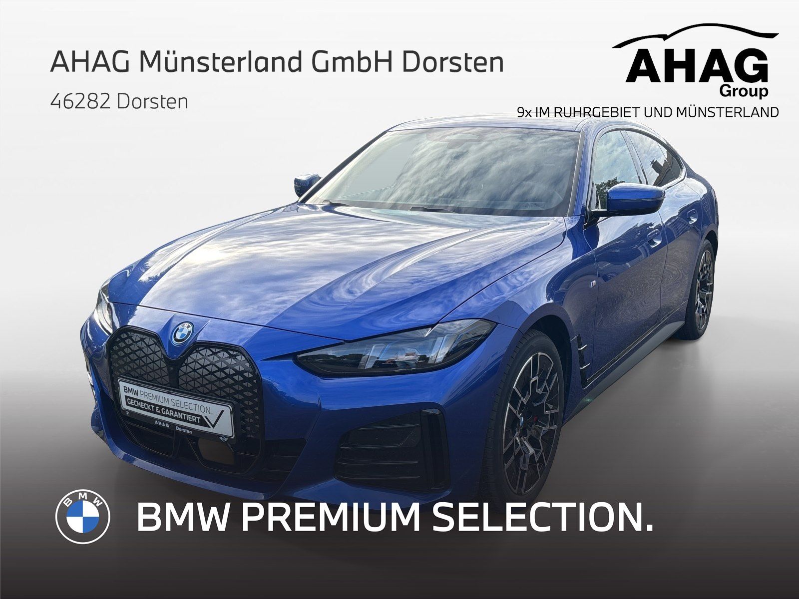 BMW i4 xDrive40 Gran Coupé M Sport Pro AHK Glasdach 
