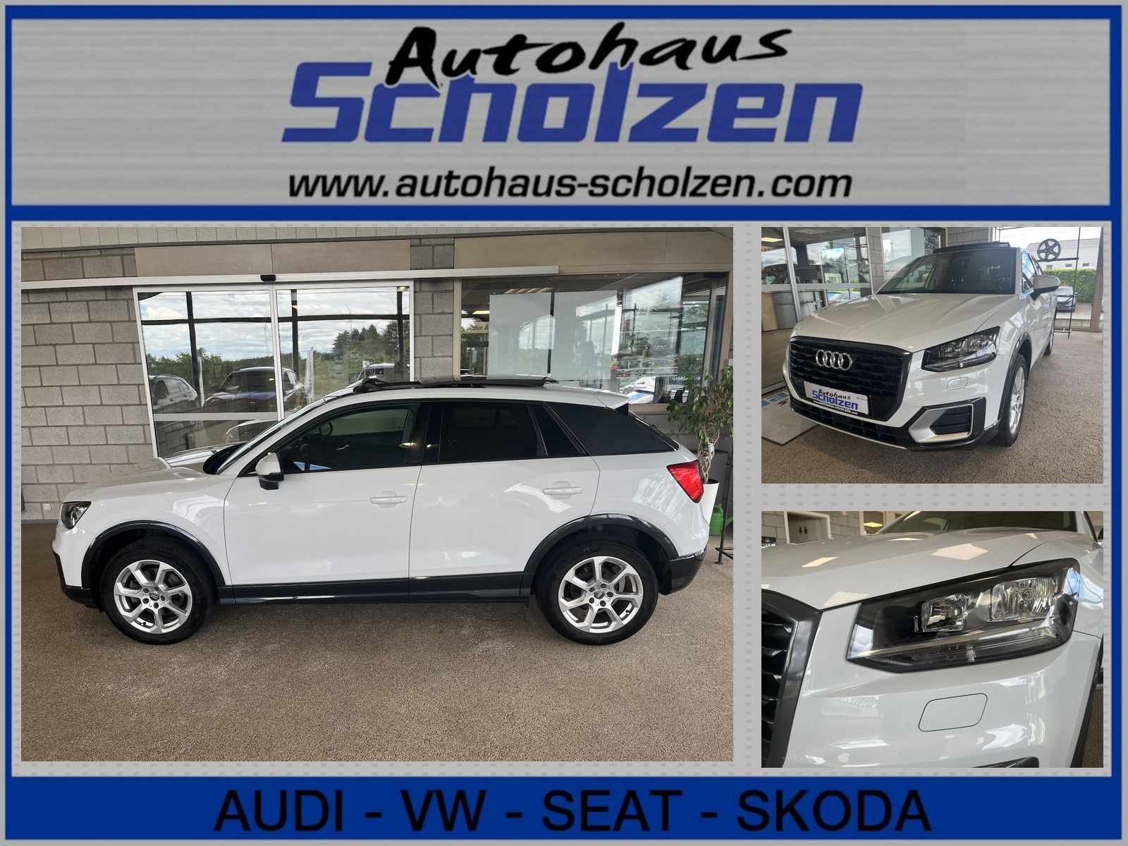 AUDI Q2 1.4 TFSI SPORT RFK NAVI S-Tr. AHK PANO