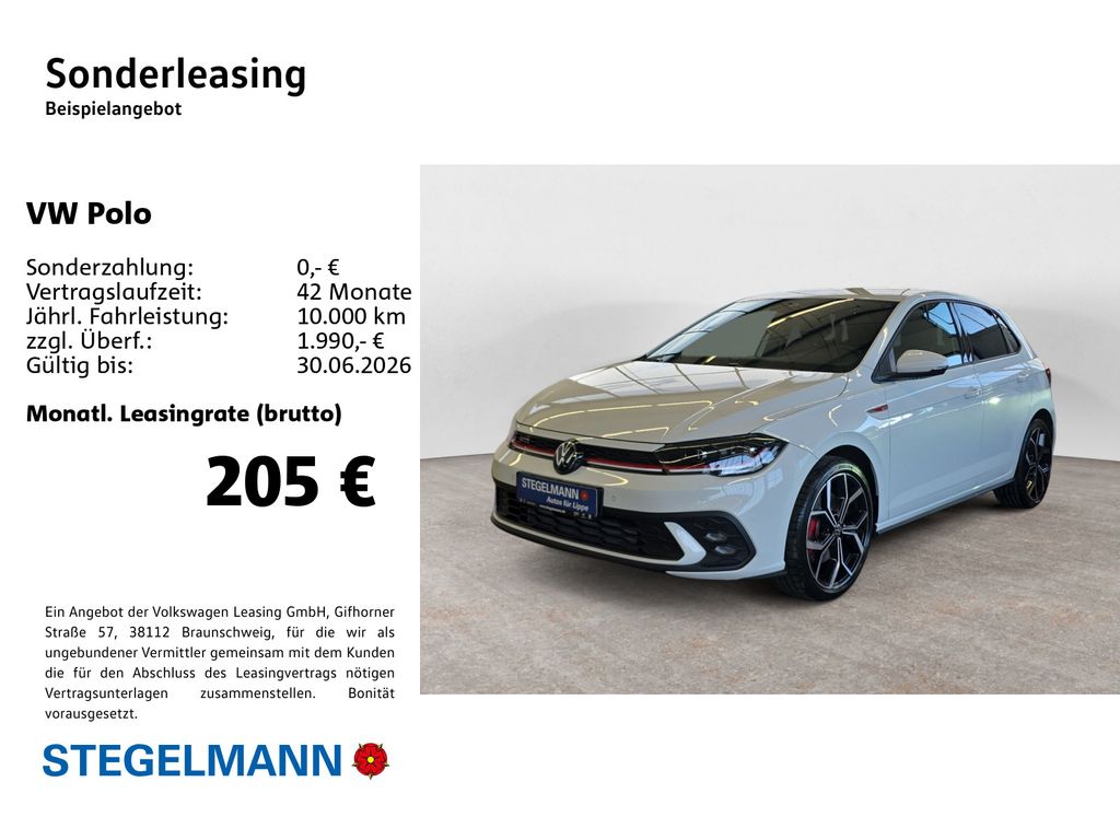 Volkswagen Polo 2,0 l TSI OPF 7-Gang DSG GTI