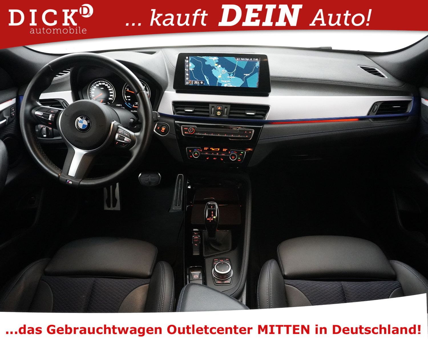 Fahrzeugabbildung BMW X2 sDr 18d Aut. M SPORT+SHADOW+HEAD+PROF+AHK+19"