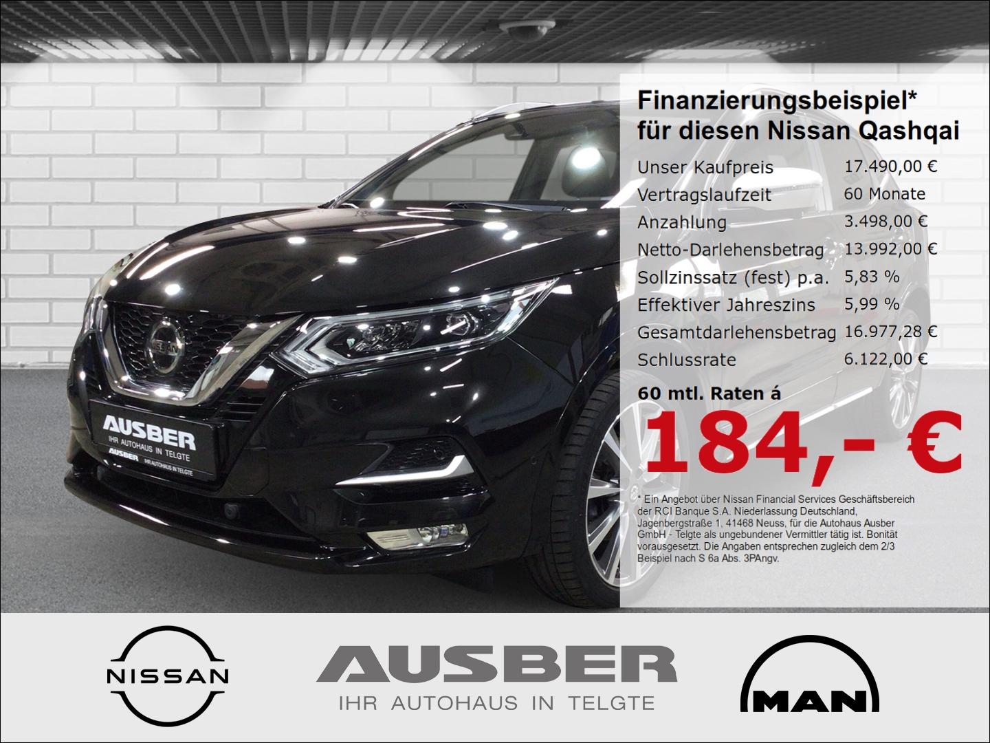 Nissan Qashqai Tekna+ Panorama Navi Leder Memory Sitze 