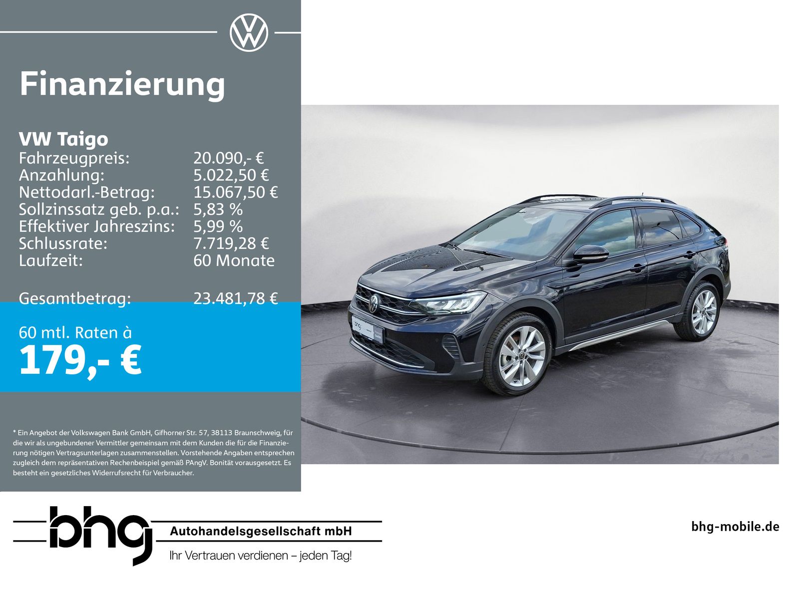 Volkswagen Taigo 1.0 TSI OPF DSG Goal Plus Travel-Park-Assi
