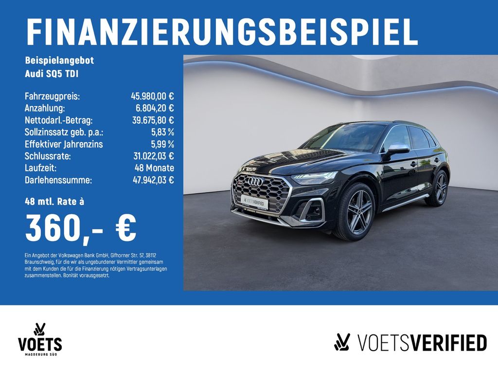Audi SQ5 TDI MATRIX+NAVI+AHK+AREA+LUFTF+LEDER+HEADUP