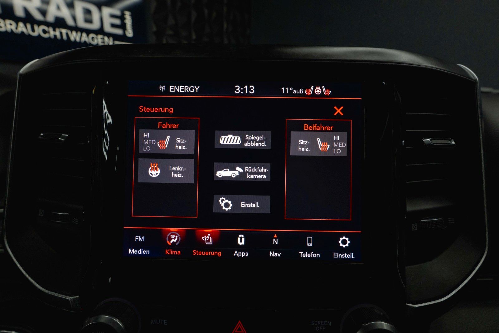 Fahrzeugabbildung Dodge RAM 5.7 V8 HEMI 4x4 OFFROAD Night AXLE LOCK 19%