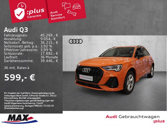 Audi Q3 45 TFSI e S-LINE LED+NAVI+VCP+AHK