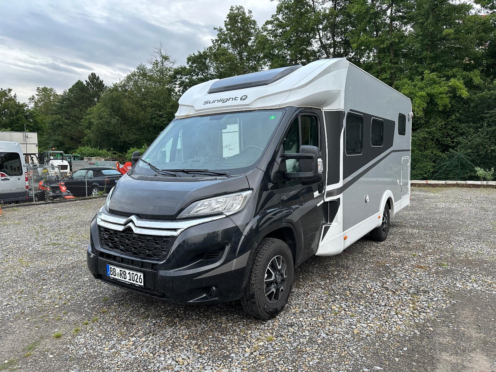 Sunlight T67S Adventure, TV, Navi, Hubbett