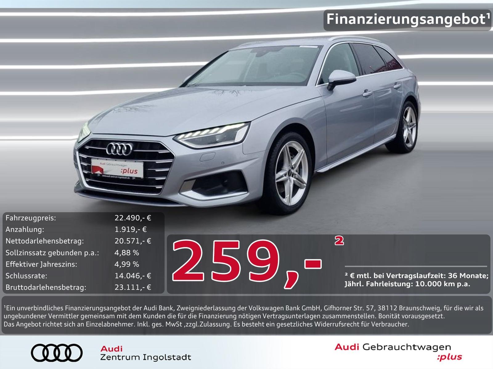 Audi A4 Avant 40 TDI AHK KAMERA LED ACC SHZ Advanced