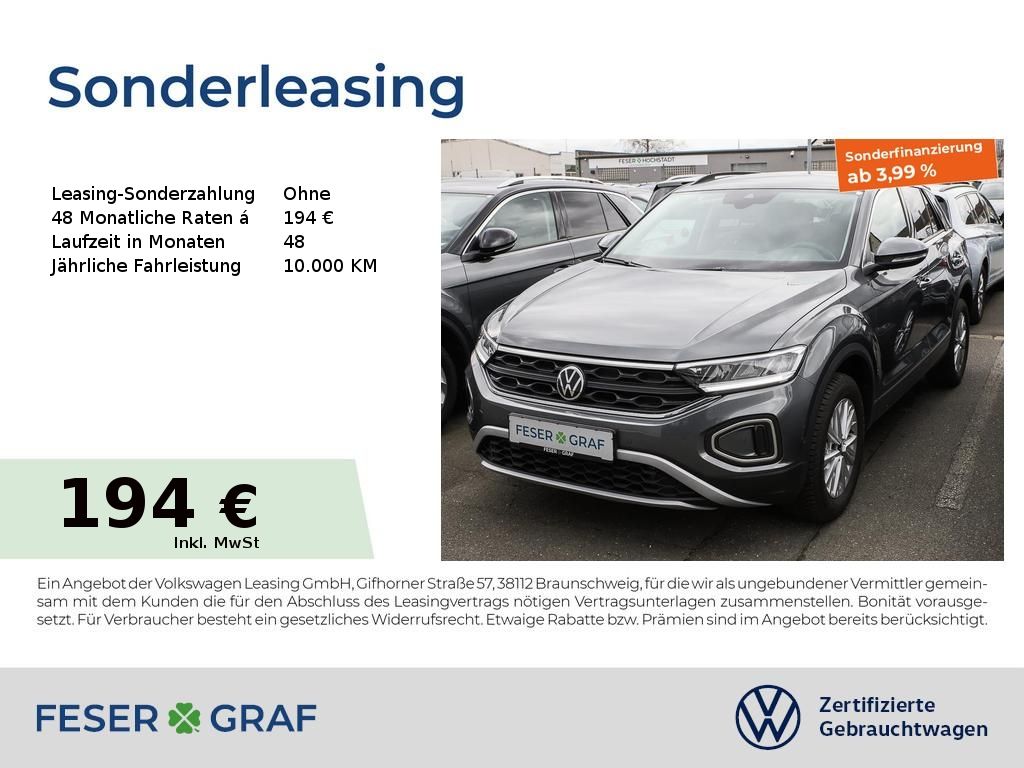 Volkswagen T-Roc Life 1.0 TSI Navi LED SiHz ParkAssist Digi