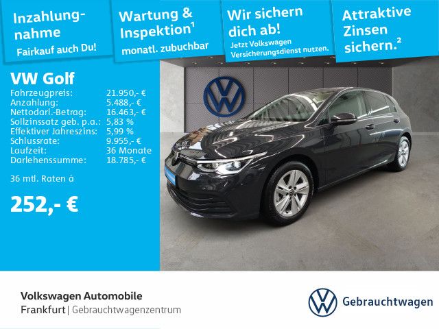 Volkswagen Golf VIII 1.5 TSI Life Navi LED Heckleuchten Sit