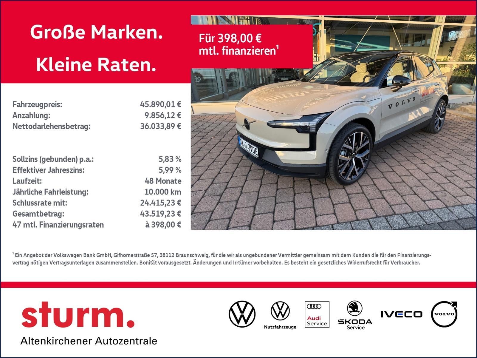 Volvo EX30 Ultra 2WD Extendend Range *Pano, 360°*