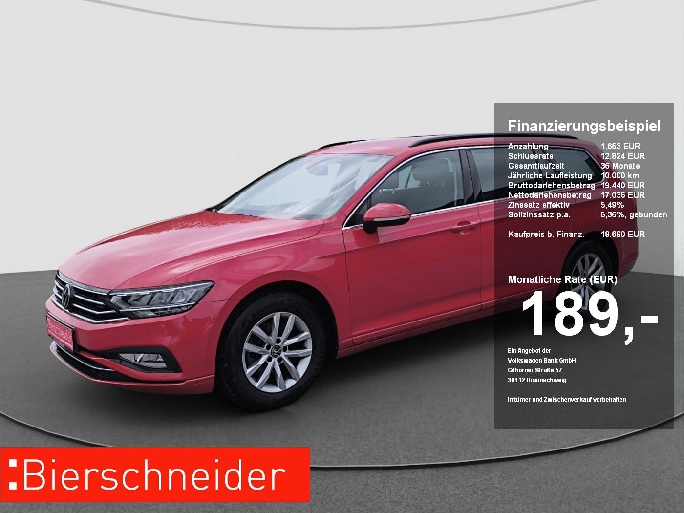 Volkswagen Passat Variant 2.0 TDI DSG Business NAVI RFK ACC