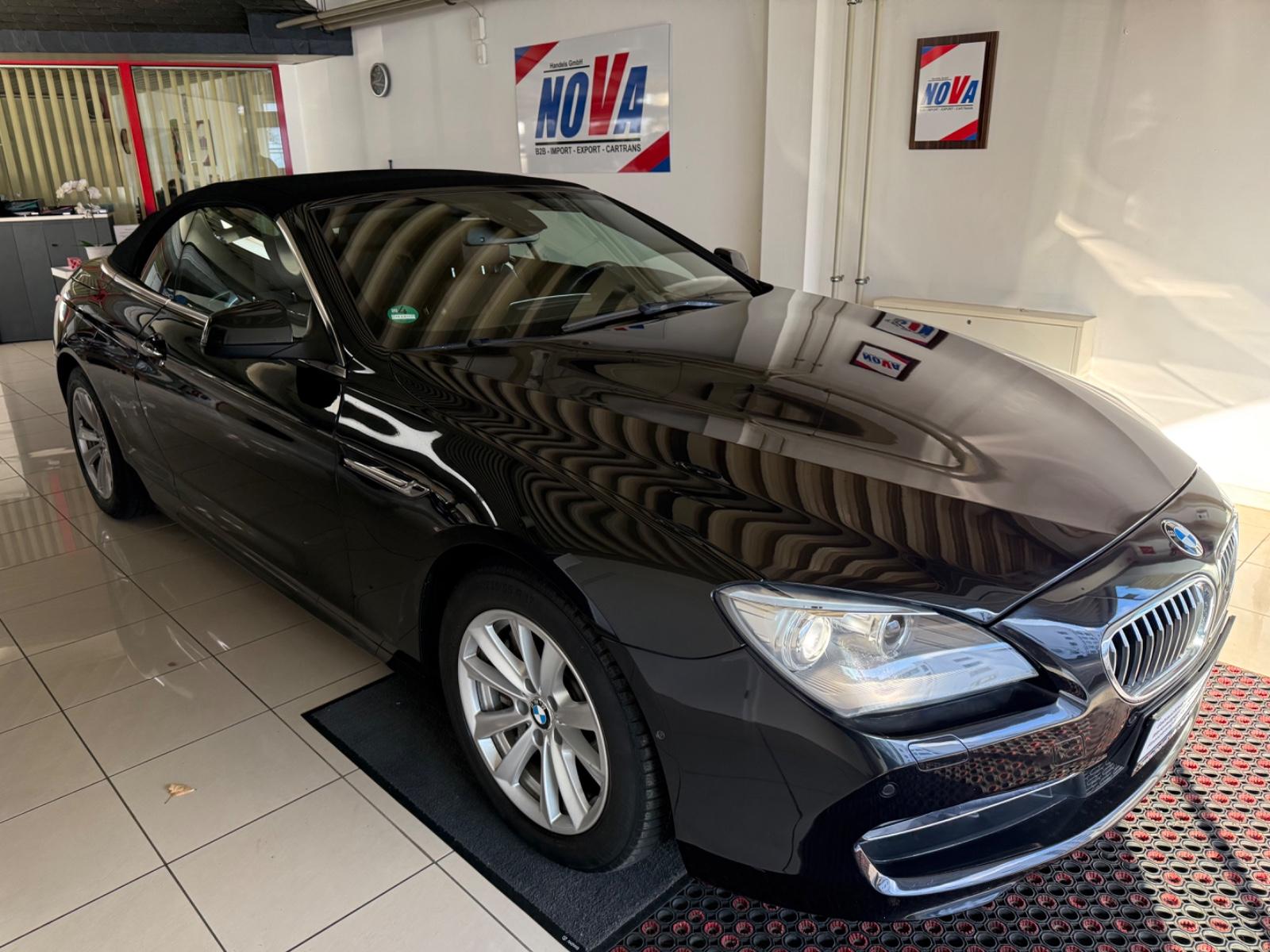 BMW 640i Cabrio*HUD*SOFTCLOSE*NAV*LEDER*S-HEFT*TÜV25