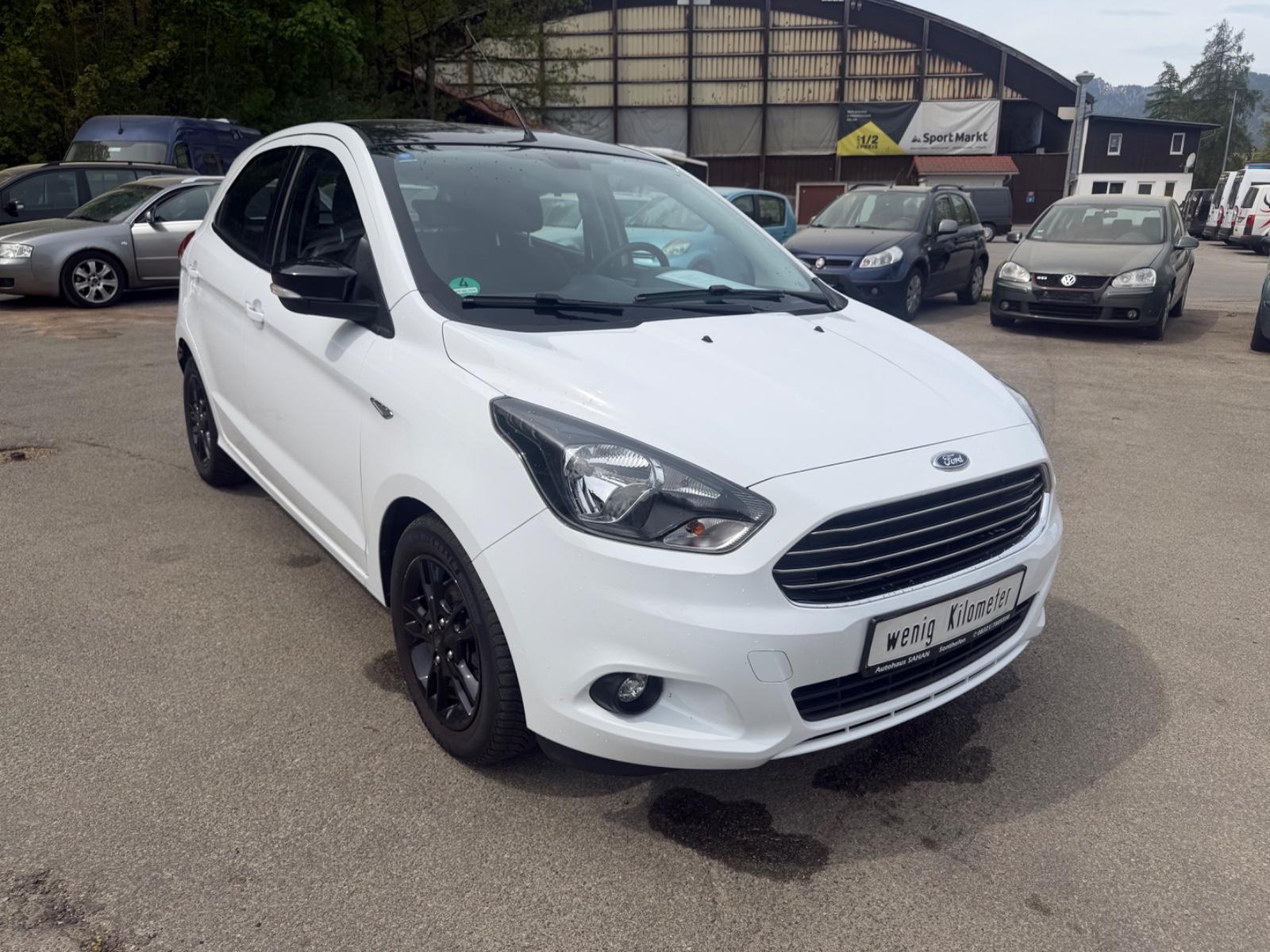 Ford Ka KA+ Black / White  - schwarzes Fahrzeugdach