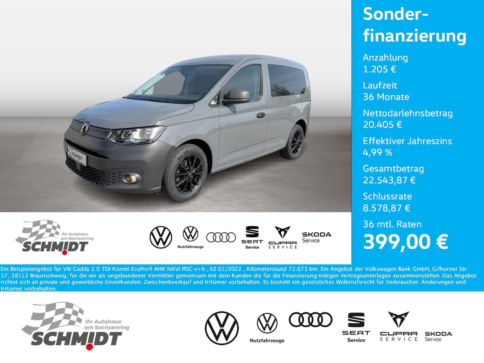 Volkswagen Caddy 2.0 TDI Kombi EcoProfi AHK NAVI PDC v+h