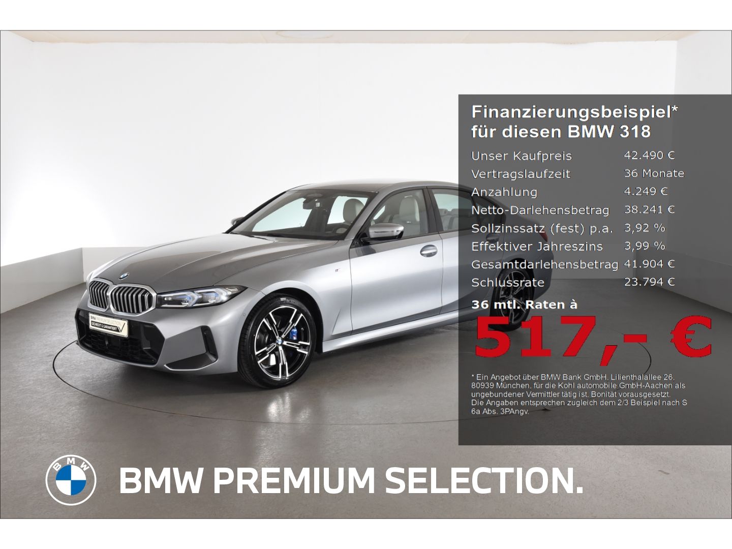 BMW 318 i M Sport Drivinng Assistant 2026