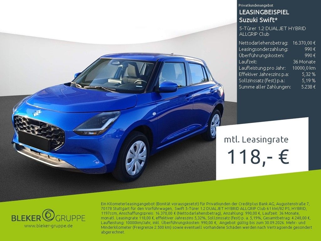 Suzuki Swift 5-Türer 1.2 DUALJET HYBRID ALLGRIP Club