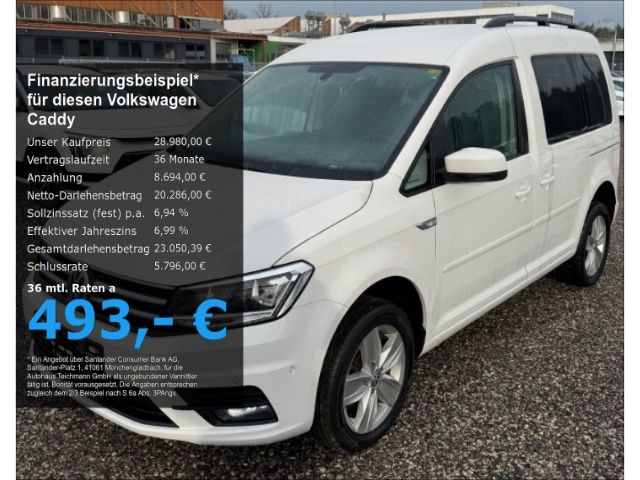 Volkswagen Caddy Comfortline BMT 4Motion 2.0 TDI EU6d-T