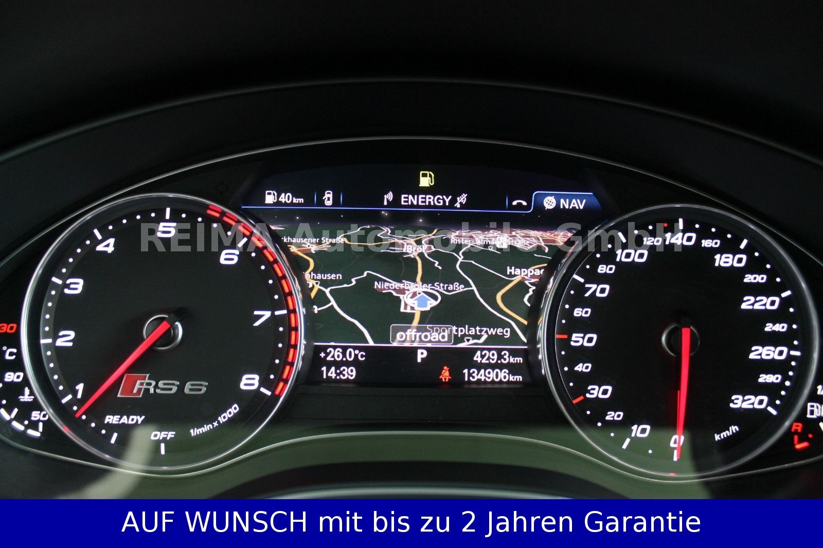 Fahrzeugabbildung Audi RS 6 Avant 4.0 TFSI quattro performance, Matrix