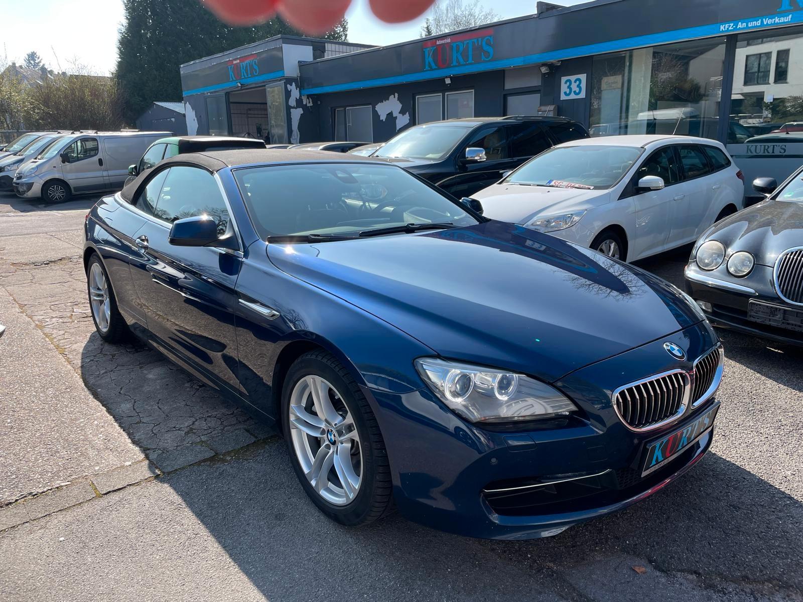 BMW 640d Cabrio/Vollleder/HUD/S-Heft/Kamera