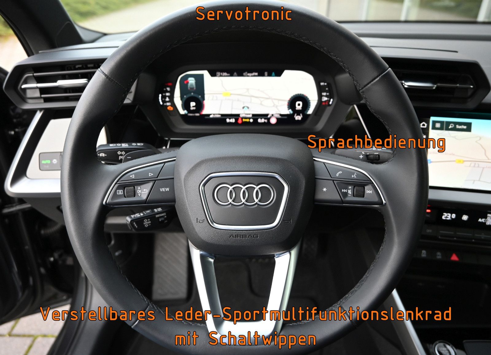 Fahrzeugabbildung Audi A3 40 TDI S tr. quatt. Sportback °ACC°AHK°HEADUP