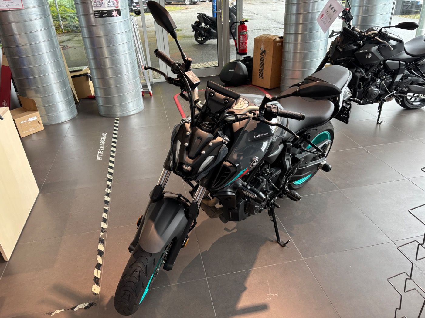 Fahrzeugabbildung Yamaha MT 07 Cyan Storm