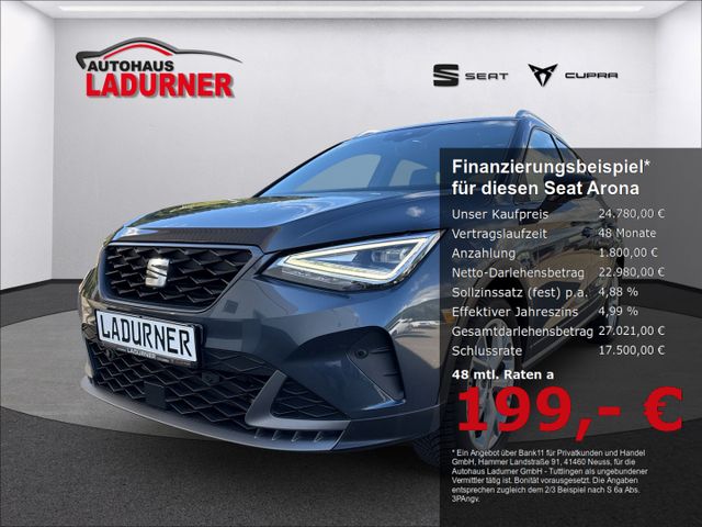 Arona FR 1.0TSI DSG *NAVI+ACC+LED+KESSY*199€ mtl