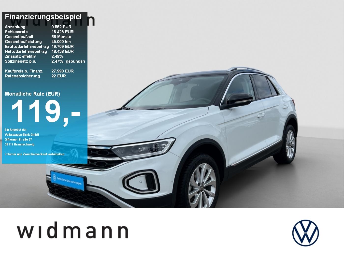 Volkswagen T-Roc Style 1.5 TSI 150 PS DSG AHK NAVI ACC LED