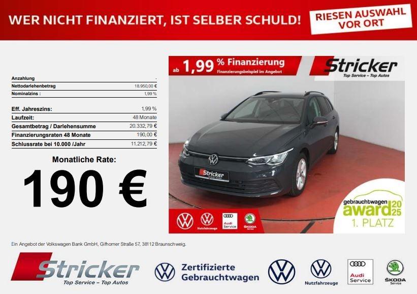 Volkswagen Golf Variant Life 2.0TDI DSG 190,-ohne Anzahlung