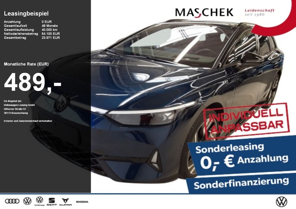 Volkswagen ID.7 Tourer GTX 86 kWh Wärmepumpe AHK Matrix HUD