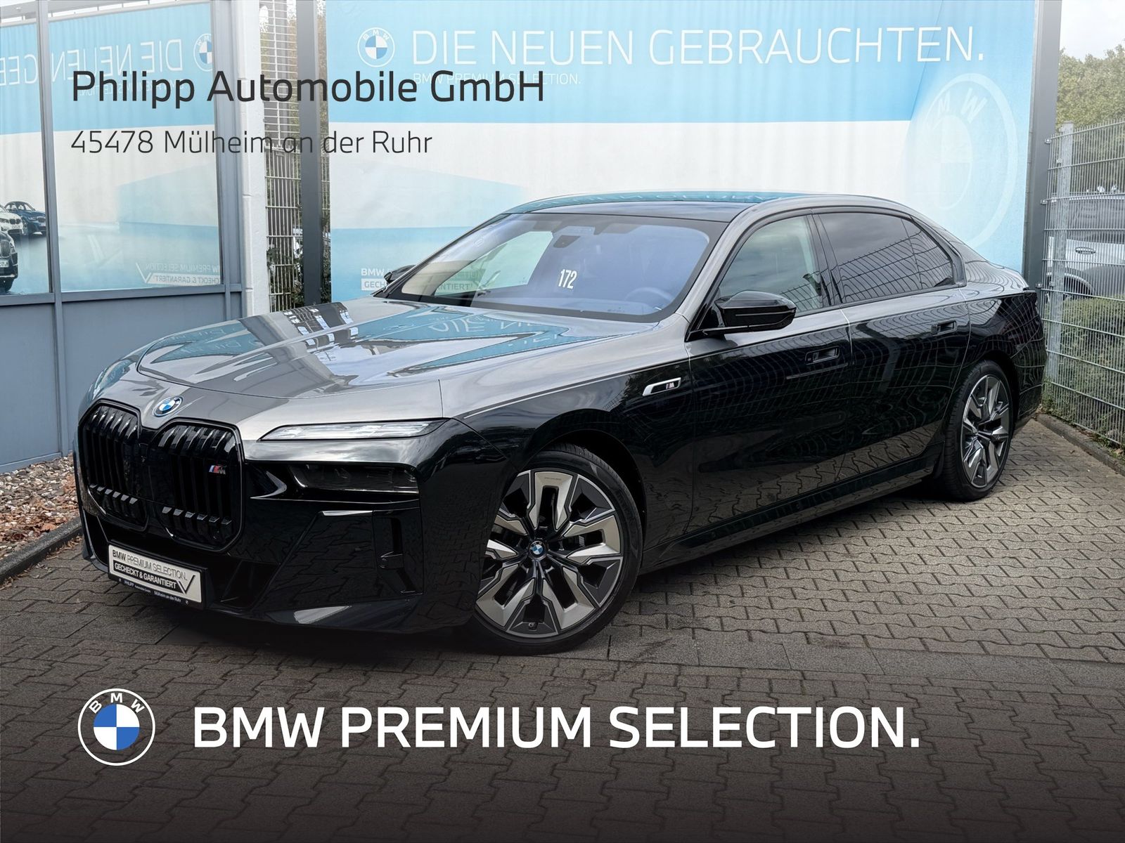 BMW i7 M70 xDrive M Sport Two-Tone B&W TV Lounge foto 1