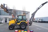 MECALAC TLB870 backhoe loader / 1990 MTH! / joysticks