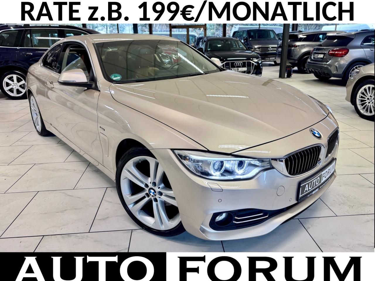 BMW 420d COUPE LUXURY LEDER NAVI PROF LED HARMAN PDC