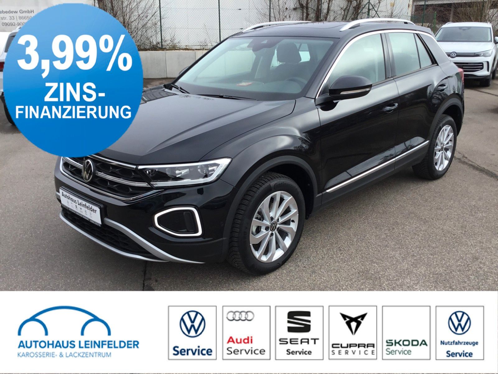 Fahrzeugabbildung Volkswagen T-Roc 1.5 TSI DSG Style+AHK+MatrixLED+ACC+Pano