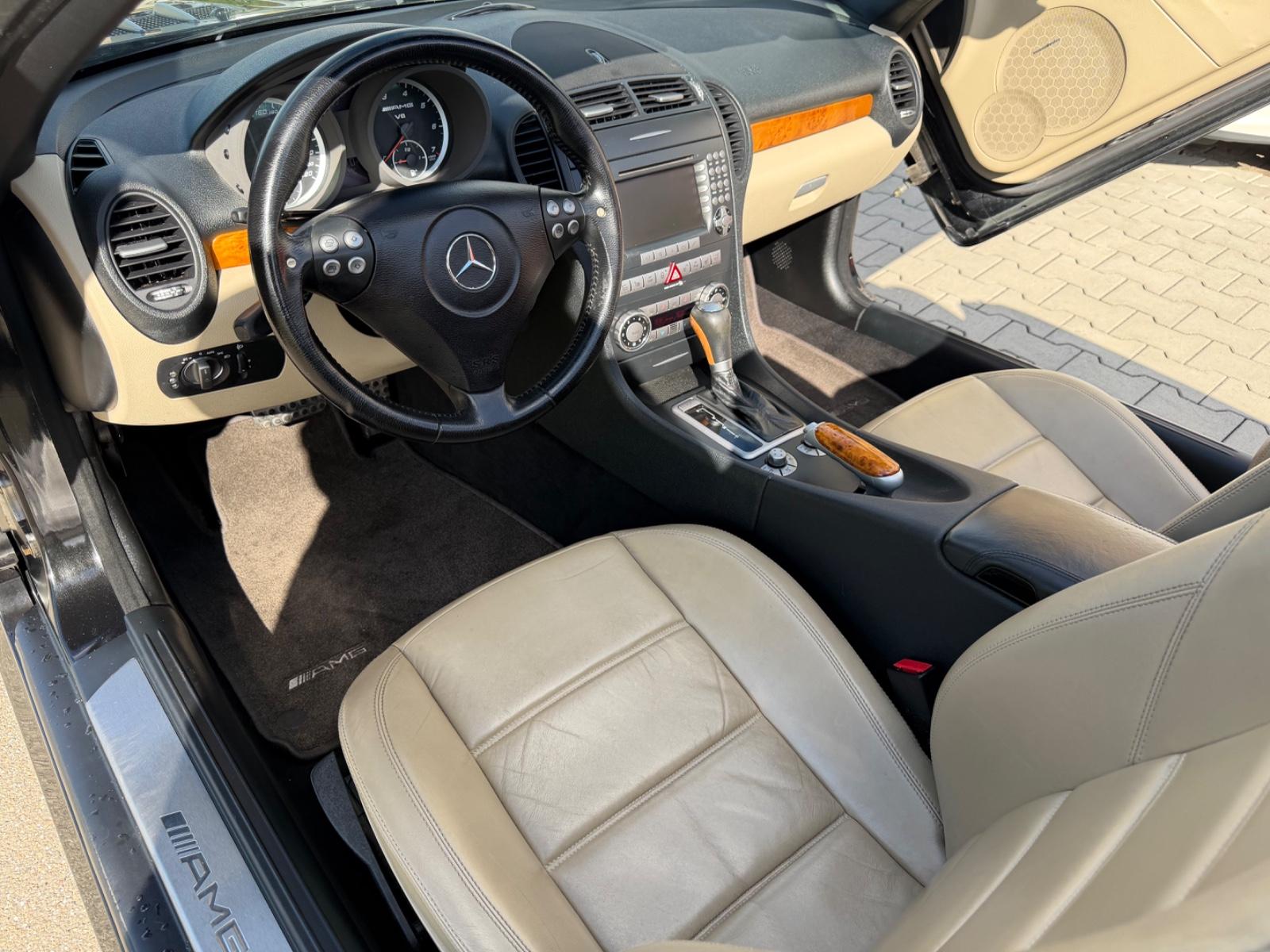 Mercedes-Benz SLK 55 AMG Roadster 360ch - 1 ère main - Navi - Sièges chauffants - Pneus été