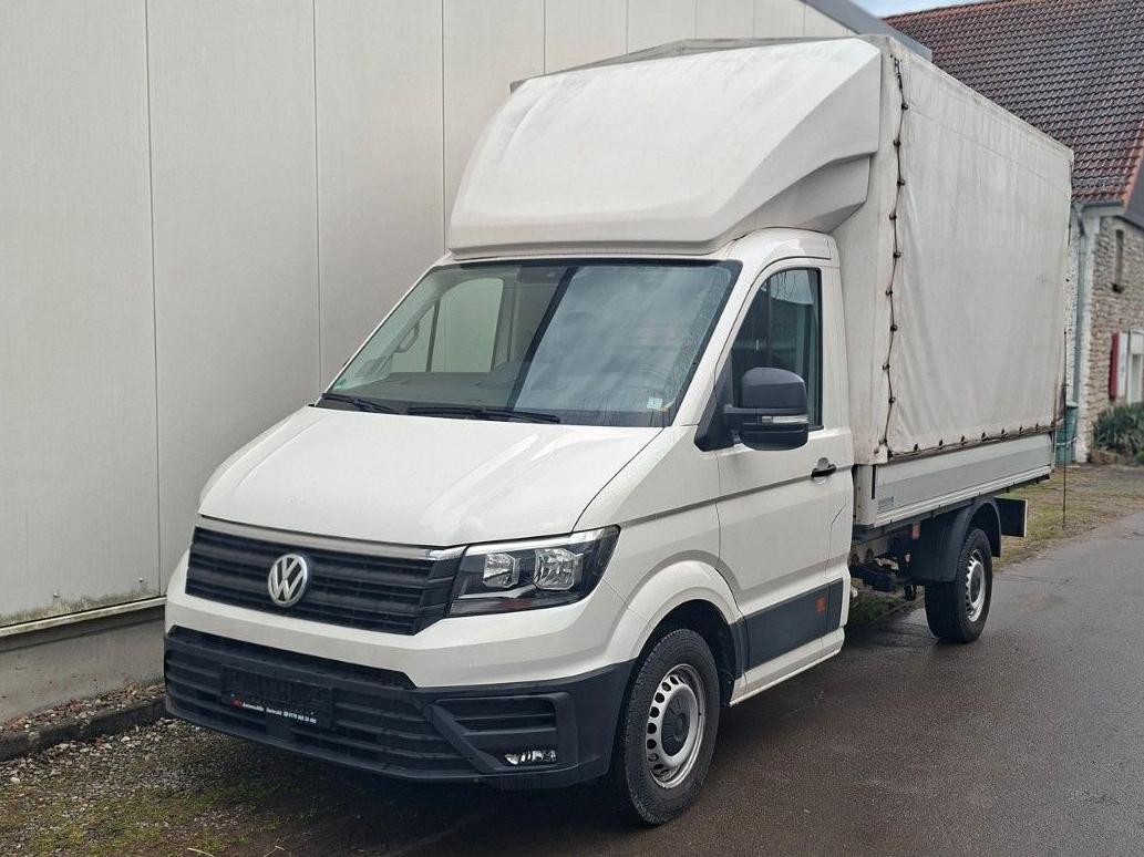 Volkswagen Crafter Pritsche Pritsche 35 mittellang Koffer