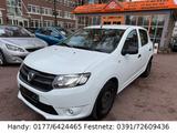 Dacia Sandero 1.2 16V 2.HAND/KLIMA/el.FH/ZV mit FB/AHK - Dacia Sandero in Magdeburg