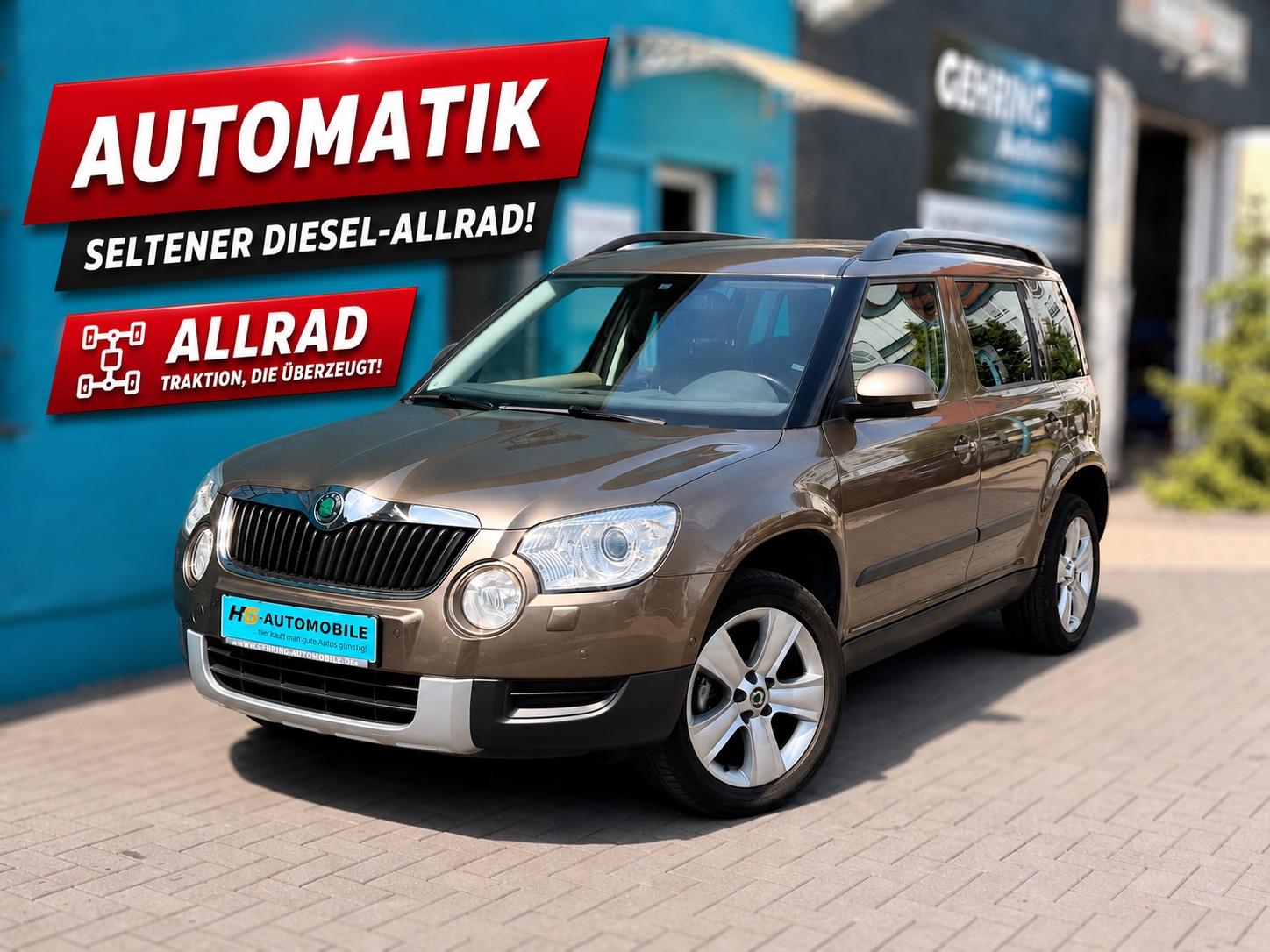Skoda Yeti 4x4 2,0 TDi*DSG*Sitzhz*Klimaauto*PDC*8Räder